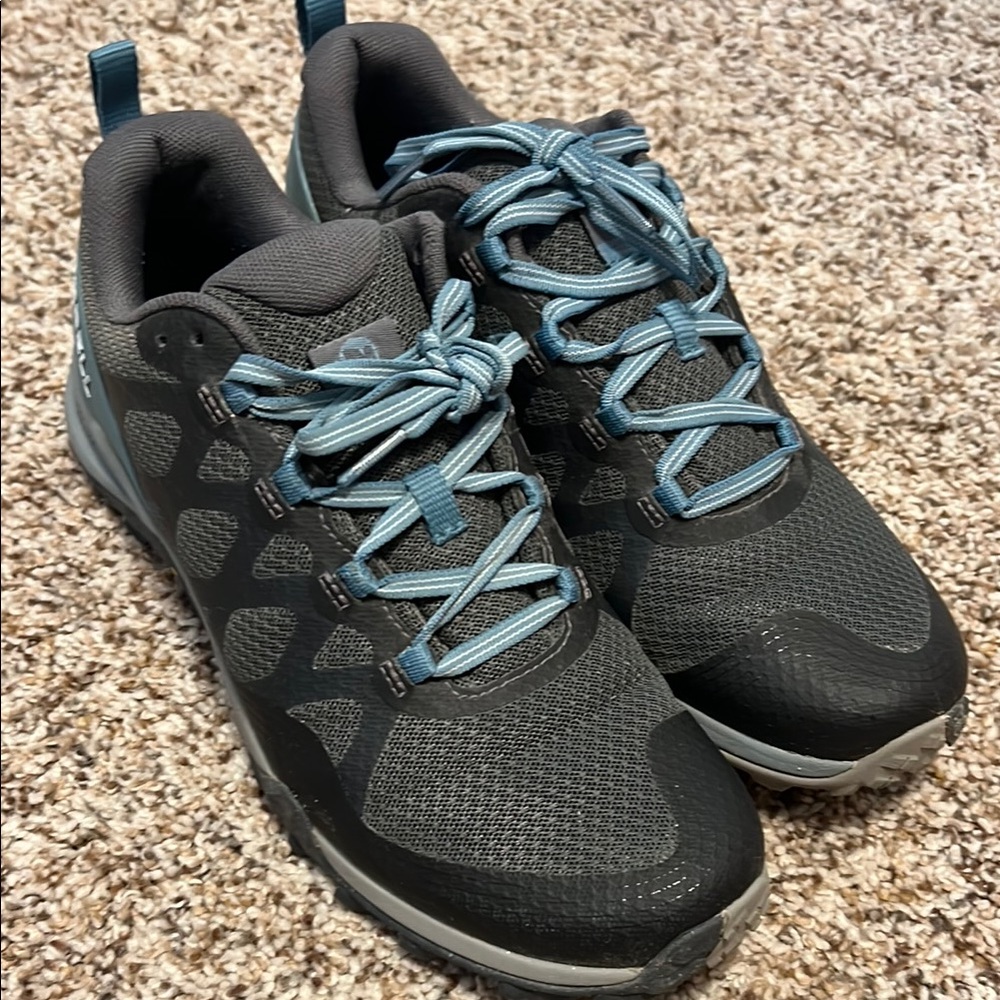 Merrell Gray and Blue Hiking Trail Shoes